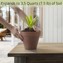 Load image into Gallery viewer, Coconut Coir Potting Soil for Indoor Plants - Expands to 3.5 Quart (7.5 lb) | Bonsai Soil Discs Perfect for General Houseplants, Herbs, and Bonsai Trees - Expands with Water