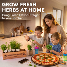 Load image into Gallery viewer, Indoor Herb Garden Kit, Herb Growing Kit for Kitchen and Windowsill | Herb Starter Kit to Grow Herbs Indoors with Basil, Chives, Dill, Cilantro &amp; Parsley Seeds, Gifts for Mom &amp; Plant Lovers
