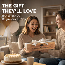 Load image into Gallery viewer, DIY Bonsai Tree Kit for Beginners – 5X Unique Japanese Bonzai Trees, Complete Indoor Bonsai Starter Kit for Growing Bonsai Plants w/Tools &amp; Planters – DIY Christmas Gardening Gifts for Mom
