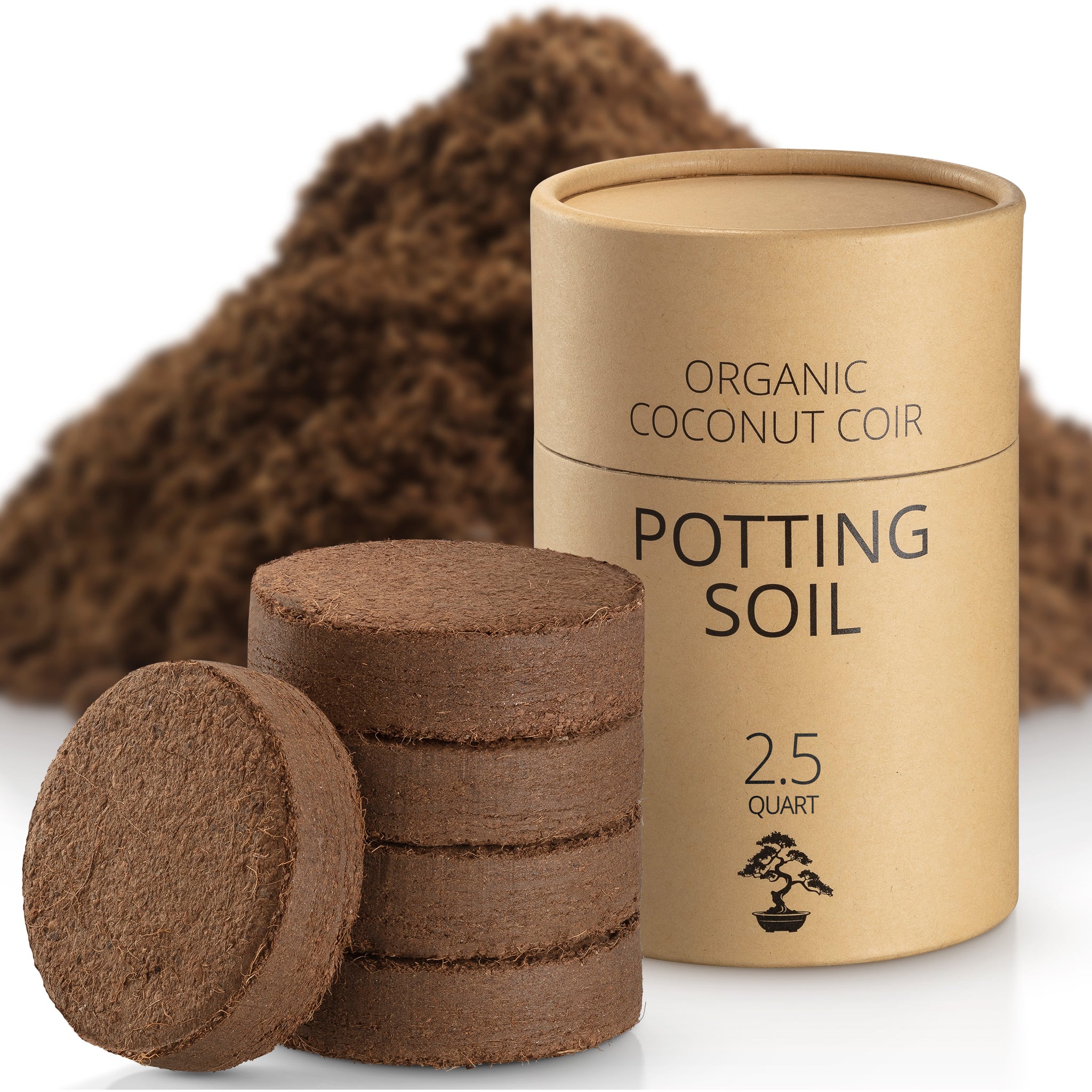 Coconut Coir Potting Soil for Indoor Plants