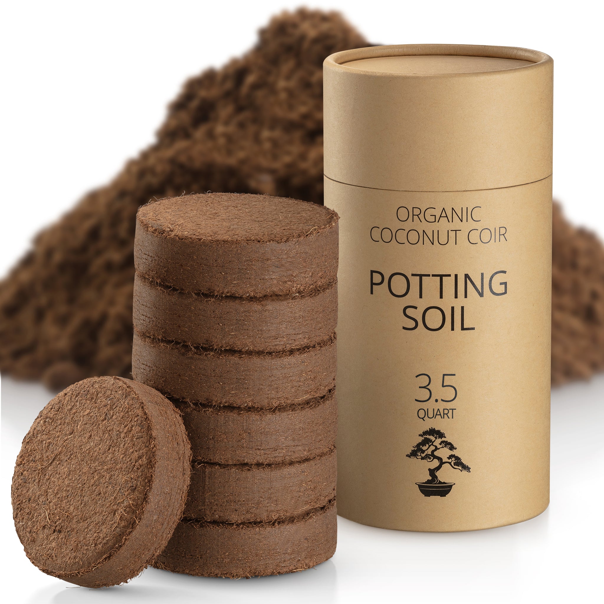 potting soil for bonsai tree Coconut Coir Potting Soil for Indoor Plants