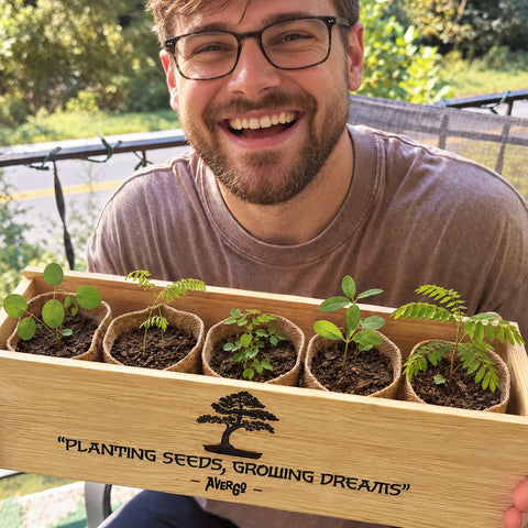 Denzil Dukes with his Avergo bonsai kit