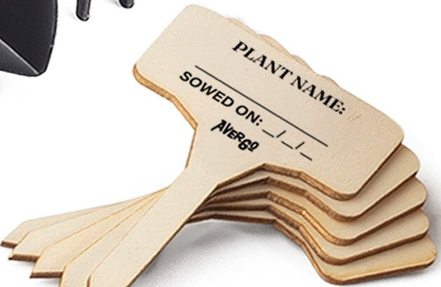 Wooden plant markers